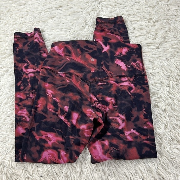 Lululemon Align High-Rise Pant 25" Intensity Pink Blossom Multi - Picture 3 of 4